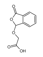 2-[(3-oxo-1H-2-benzofuran-1-yl)oxy]acetic acid Structure