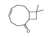 11,11-dimethylbicyclo[7.2.0]undec-4-en-8-one结构式