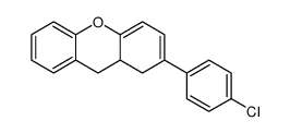 2-(4-chlorophenyl)-9,9a-dihydro-1H-xanthene结构式