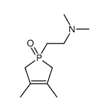 2-(3,4-dimethyl-1-oxo-2,5-dihydro-1λ5-phosphol-1-yl)-N,N-dimethylethanamine Structure