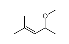 4-methoxy-2-methylpent-2-ene Structure