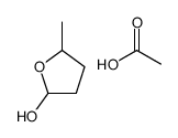 acetic acid,5-methyloxolan-2-ol Structure