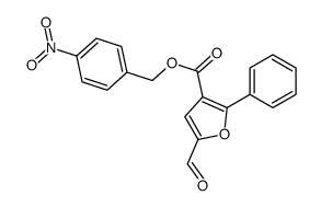 (4-nitrophenyl)methyl 5-formyl-2-phenylfuran-3-carboxylate Structure