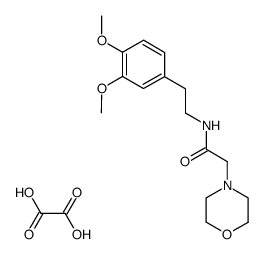 N-[2-(3,4-Dimethoxy-phenyl)-ethyl]-2-morpholin-4-yl-acetamide; compound with oxalic acid结构式