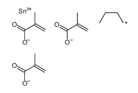 [butyl-bis(2-methylprop-2-enoyloxy)stannyl] 2-methylprop-2-enoate Structure
