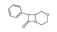 (6S,7R)-7-phenyl-4-oxa-1-azabicyclo[4.2.0]octan-8-one结构式