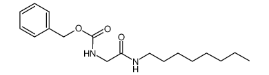 benzyl (2-(octylamino)-2-oxoethyl)carbamate结构式