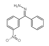 Methanone,(3-nitrophenyl)phenyl-, hydrazone structure