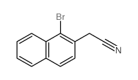 2-(1-bromonaphthalen-2-yl)acetonitrile Structure