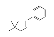 4,4-dimethylpent-1-enylbenzene Structure