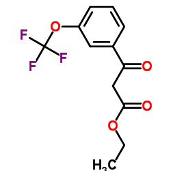 ETHYL 3-OXO-3-(3-(TRIFLUOROMETHOXY)PHENYL)PROPANOATE结构式