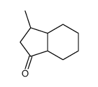 3-methyl-2,3,3a,4,5,6,7,7a-octahydroinden-1-one结构式