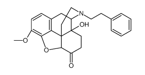 (4R,4aS,7aR,12bS)-4a-hydroxy-9-methoxy-3-(2-phenylethyl)-2,4,5,6,7a,13-hexahydro-1H-4,12-methanobenzofuro[3,2-e]isoquinoline-7-one结构式