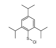 [2,4,6-tri(propan-2-yl)phenyl] thiohypochlorite结构式