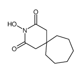 3-hydroxy-3-azaspiro[5.6]dodecane-2,4-dione结构式