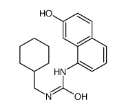 1-(cyclohexylmethyl)-3-(7-hydroxynaphthalen-1-yl)urea结构式