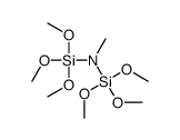 N,N-bis(trimethoxysilyl)methanamine Structure