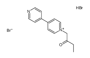 1-(4-pyridin-1-ium-4-ylpyridin-1-ium-1-yl)butan-2-one,dibromide Structure