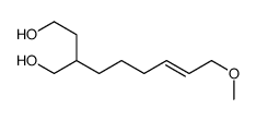 2-(6-methoxyhex-4-enyl)butane-1,4-diol结构式