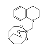 1-(3,4-dihydro-2H-quinolin-1-ylmethyl)-2,8,9-trioxa-5-aza-1-sila-bicyclo[3.3.3]undecane Structure