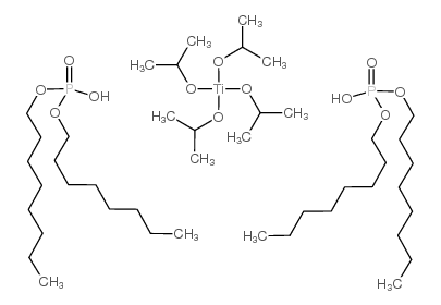 Tetraisopropyl di(dioctylphosphate)titanate Structure