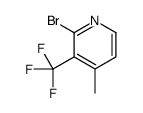 2-Bromo-4-methyl-3-(trifluoromethyl)pyridine结构式