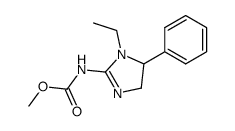 (1-ethyl-5-phenyl-4,5-dihydro-1H-imidazol-2-yl)-carbamic acid methyl ester Structure