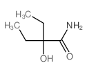 2-ethyl-2-hydroxy-butanamide结构式