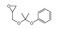 2-(2-phenoxypropan-2-yloxymethyl)oxirane Structure