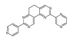 2-pyrazin-2-yl-8-pyridin-4-yl-5,6-dihydropyrimido[4,5-f]quinazoline结构式