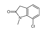 7-chloro-1-methyl-3H-indol-2-one Structure
