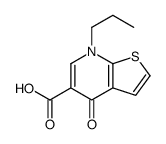 4-oxo-7-propylthieno[2,3-b]pyridine-5-carboxylic acid Structure