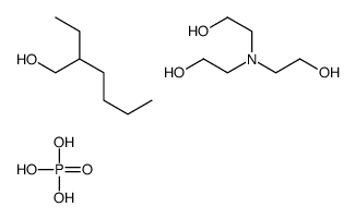 2-[bis(2-hydroxyethyl)amino]ethanol,2-ethylhexan-1-ol,phosphoric acid结构式