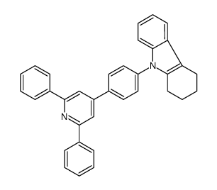 9-[4-(2,6-diphenylpyridin-4-yl)phenyl]-1,2,3,4-tetrahydrocarbazole Structure