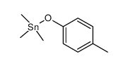 4-Trimethylstannyloxy-toluol Structure