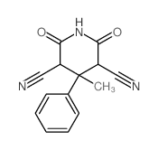 4-methyl-2,6-dioxo-4-phenyl-piperidine-3,5-dicarbonitrile picture