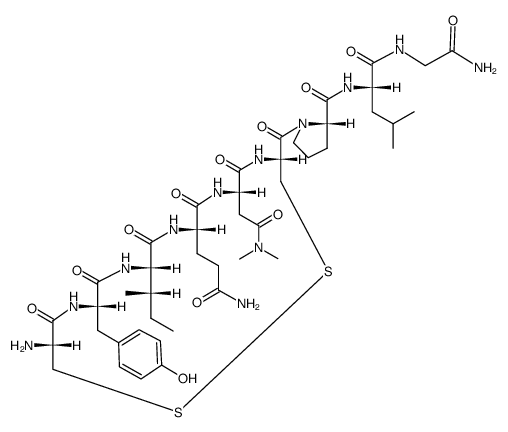 Asp5-oxytocin结构式