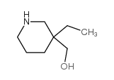 (3-ethylpiperidin-3-yl)methanol结构式