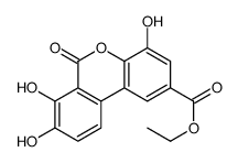 ethyl 4,7,8-trihydroxy-6-oxobenzo[c]chromene-2-carboxylate Structure