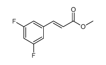 (E)-methyl 3-(3,5-difluorophenyl)acrylate structure