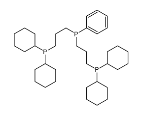 dicyclohexyl-[3-[3-dicyclohexylphosphanylpropyl(phenyl)phosphanyl]propyl]phosphane结构式