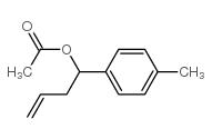 acetic acid 1-p-tolyl-but-3-enyl ester结构式