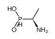 (1S)-1-aminoethylphosphinic acid结构式
