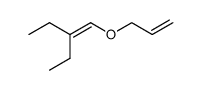 1-allyloxy-2-ethyl-but-1-ene结构式