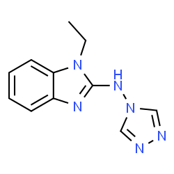 1H-Benzimidazol-2-amine,1-ethyl-N-4H-1,2,4-triazol-4-yl-(9CI) Structure