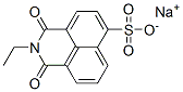 1,3-Dioxo-2-ethyl-2,3-dihydro-1H-benzo[de]isoquinoline-6-sulfonic acid sodium salt Structure