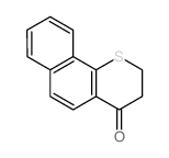 4H-Naphtho[1,2-b]thiopyran-4-one, 2,3-dihydro-结构式