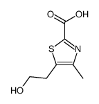 5-(2-hydroxyethyl)-4-methyl-1,3-thiazole-2-carboxylic acid结构式
