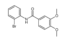 N-(2-bromophenyl)-3,4-dimethoxybenzamide结构式