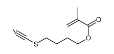 4-thiocyanatobutyl 2-methylprop-2-enoate结构式